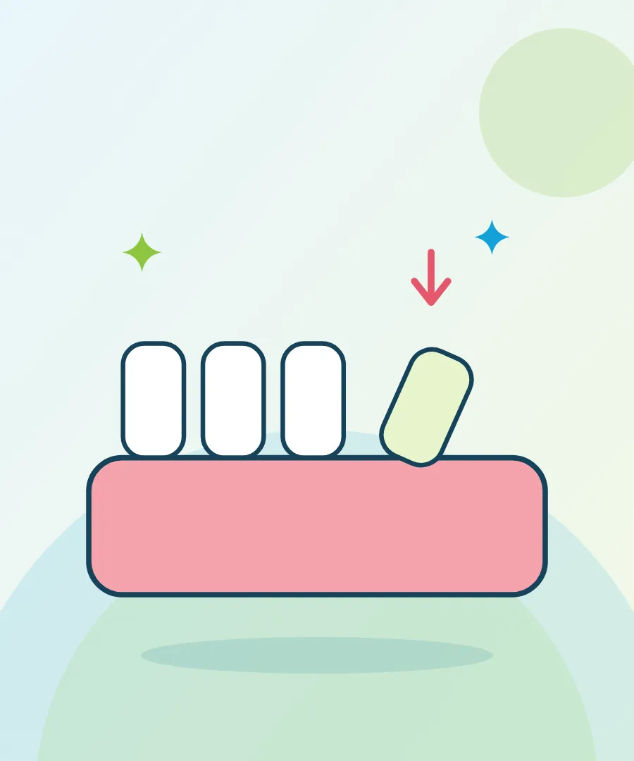 Illustration of a jaw with a tilted wisdom tooth for wisdom tooth removal at Sai Multi Speciality Dental Clinic, Baner